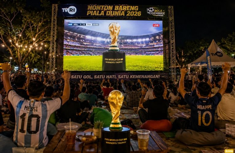 Hormati Waktu Ibadah, Fans Brasil Nabire Liburkan Nobar Piala Dunia di Hari Minggu