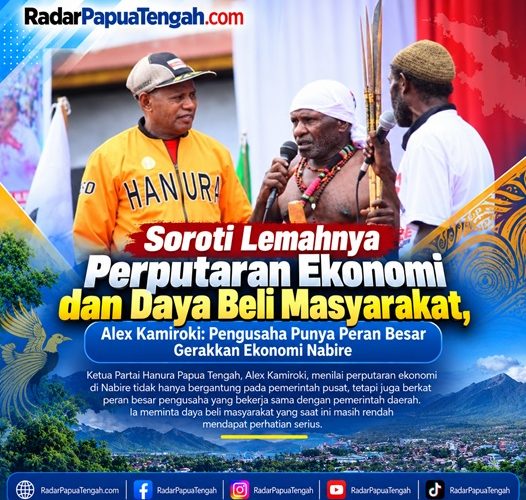 Soroti Lemahnya Perputaran Ekonomi dan Daya Beli Masyarakat, Alex Kamiroki: Pengusaha Punya Peran Besar Gerakkan Ekonomi Nabire